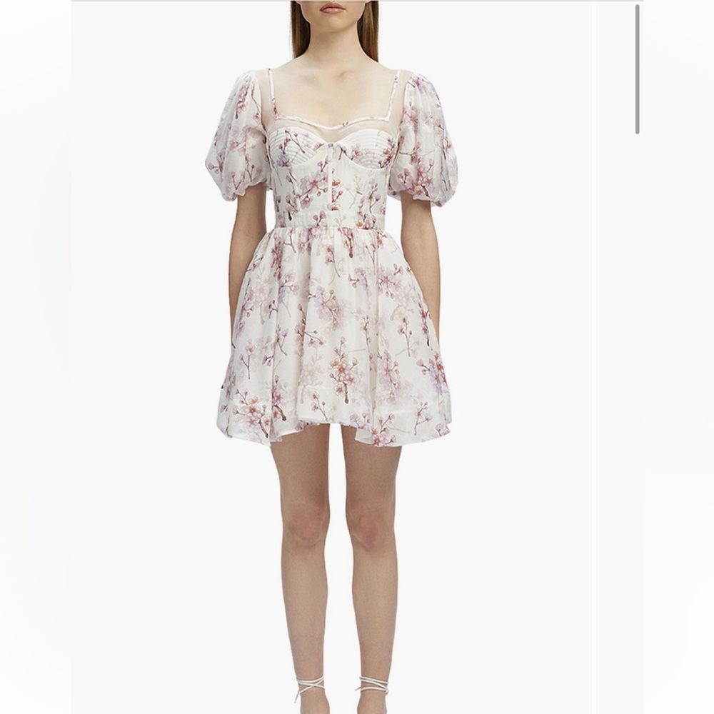 Bardot Gracious Floral Minidress - size 4 - NWT